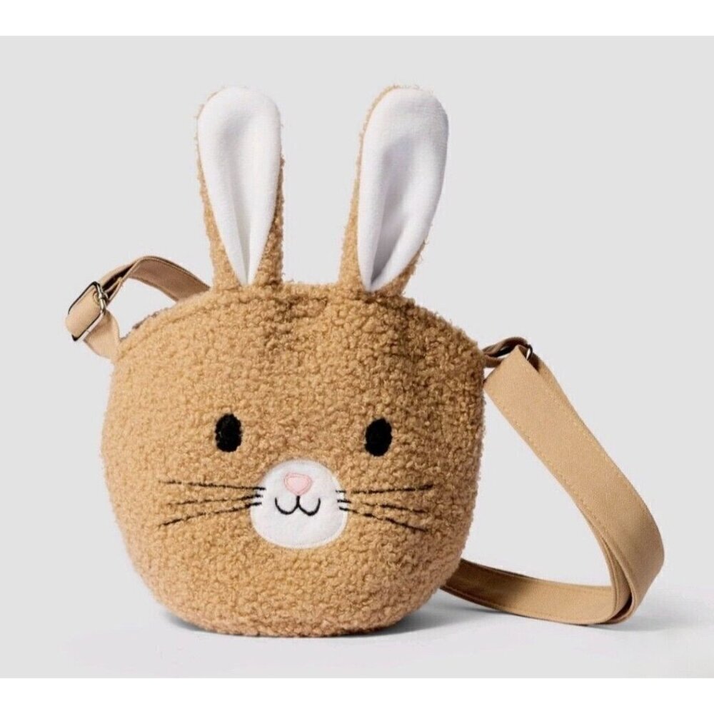 Target Easter Crossbody Terry Fabric Bag Brown Spritz™ B10